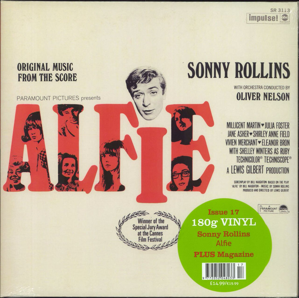 Sonny Rollins Alfie - 180gm Vinyl - Sealed + Booklet UK vinyl LP album (LP record) SR3113