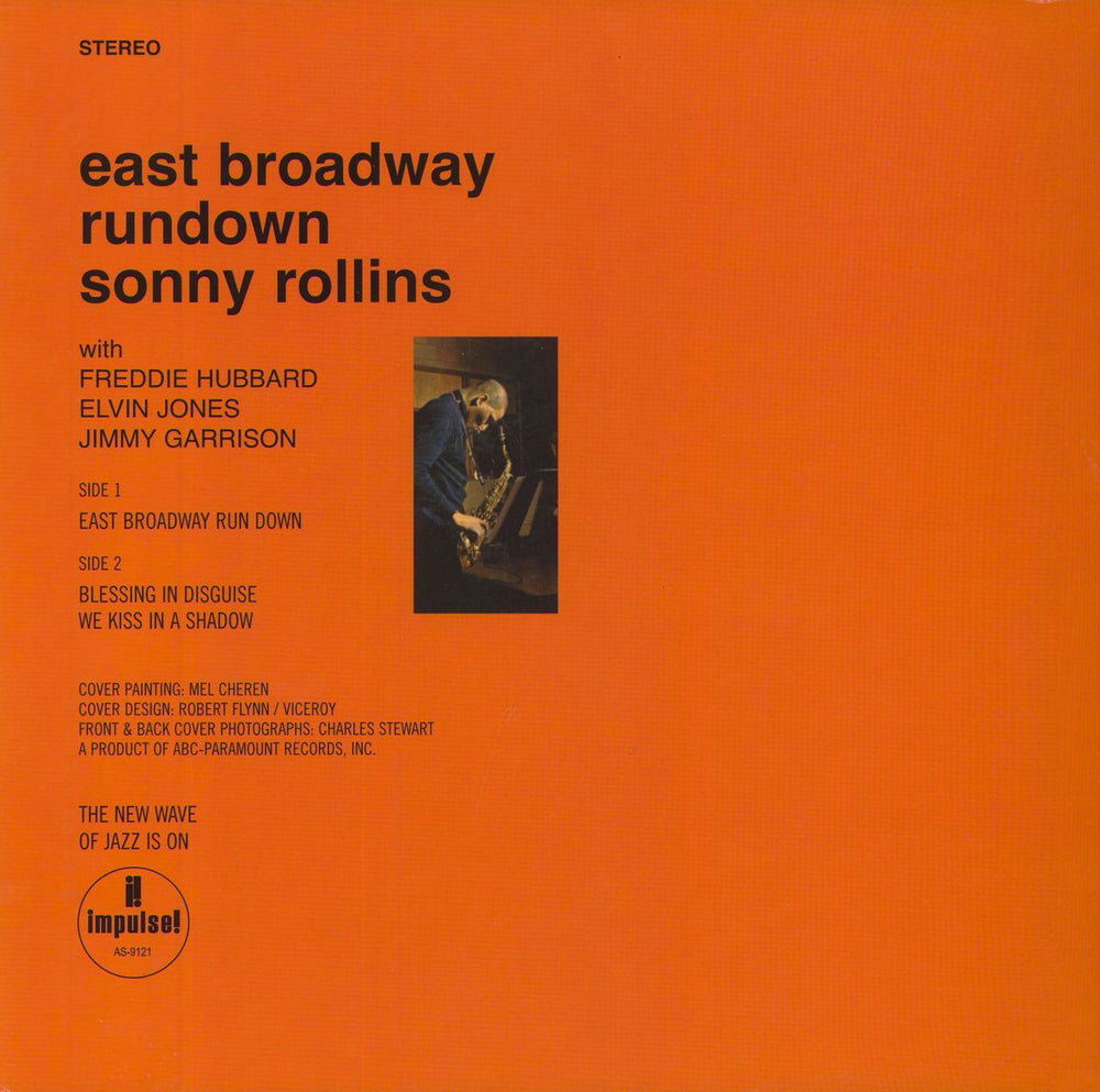 Sonny Rollins East Broadway Run Down - 180gm Vinyl German vinyl LP album (LP record)