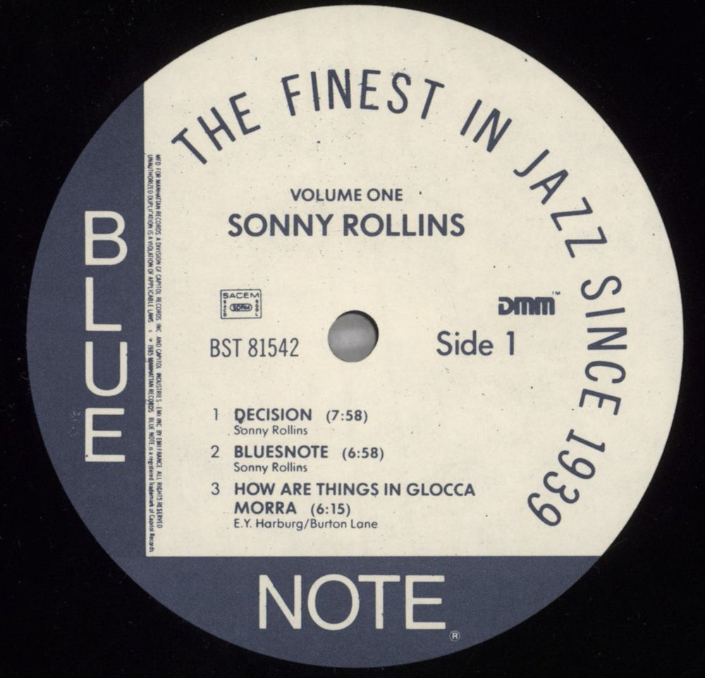 Sonny Rollins Sonny Rollins Volume One + obi French vinyl LP album (LP record) SOZLPSO824013