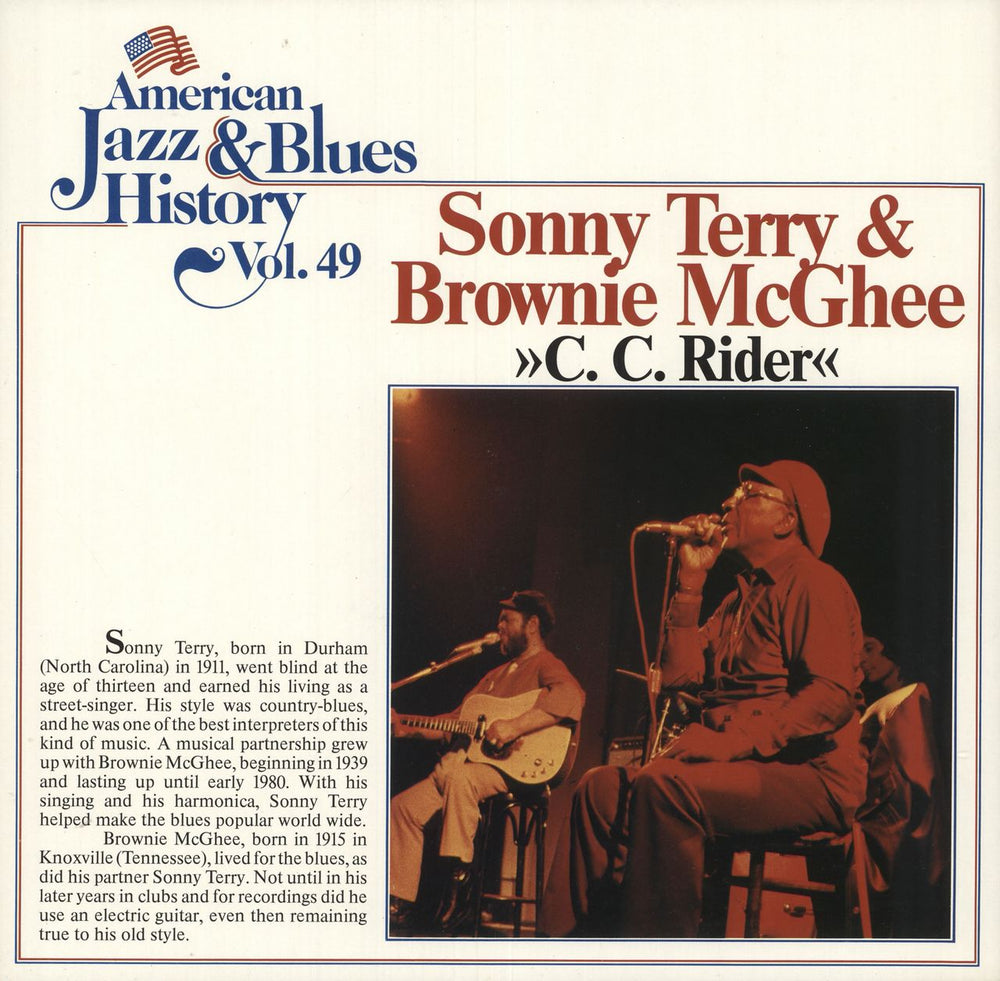 Sonny Terry & Brownie McGhee C.C.Rider German vinyl LP album (LP record) B/2549