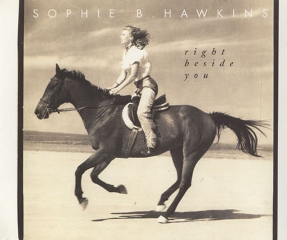 Sophie B Hawkins Right Beside You Austrian CD single (CD5 / 5") 660523-2