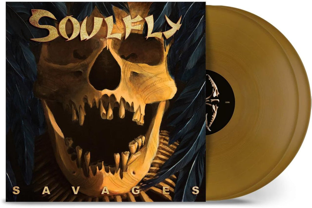 Soulfly Savages - Gold Vinyl - Sealed UK 2-LP vinyl record set (Double LP Album) 2736131611