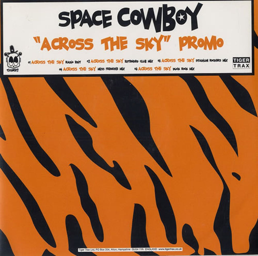 Space Cowboy Across The Sky UK Promo CD-R acetate CD-R ACETATE