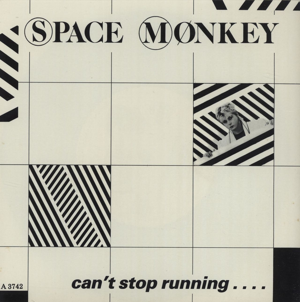 Space Monkey Can't Stop Running - Solid UK 7" vinyl single (7 inch record / 45) A3742