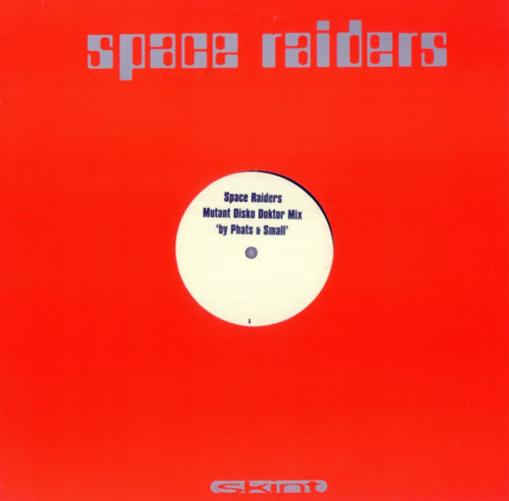 Space Raiders (I Need The) Disko Doktor UK Promo 12" vinyl single (12 inch record / Maxi-single) RAIDER4