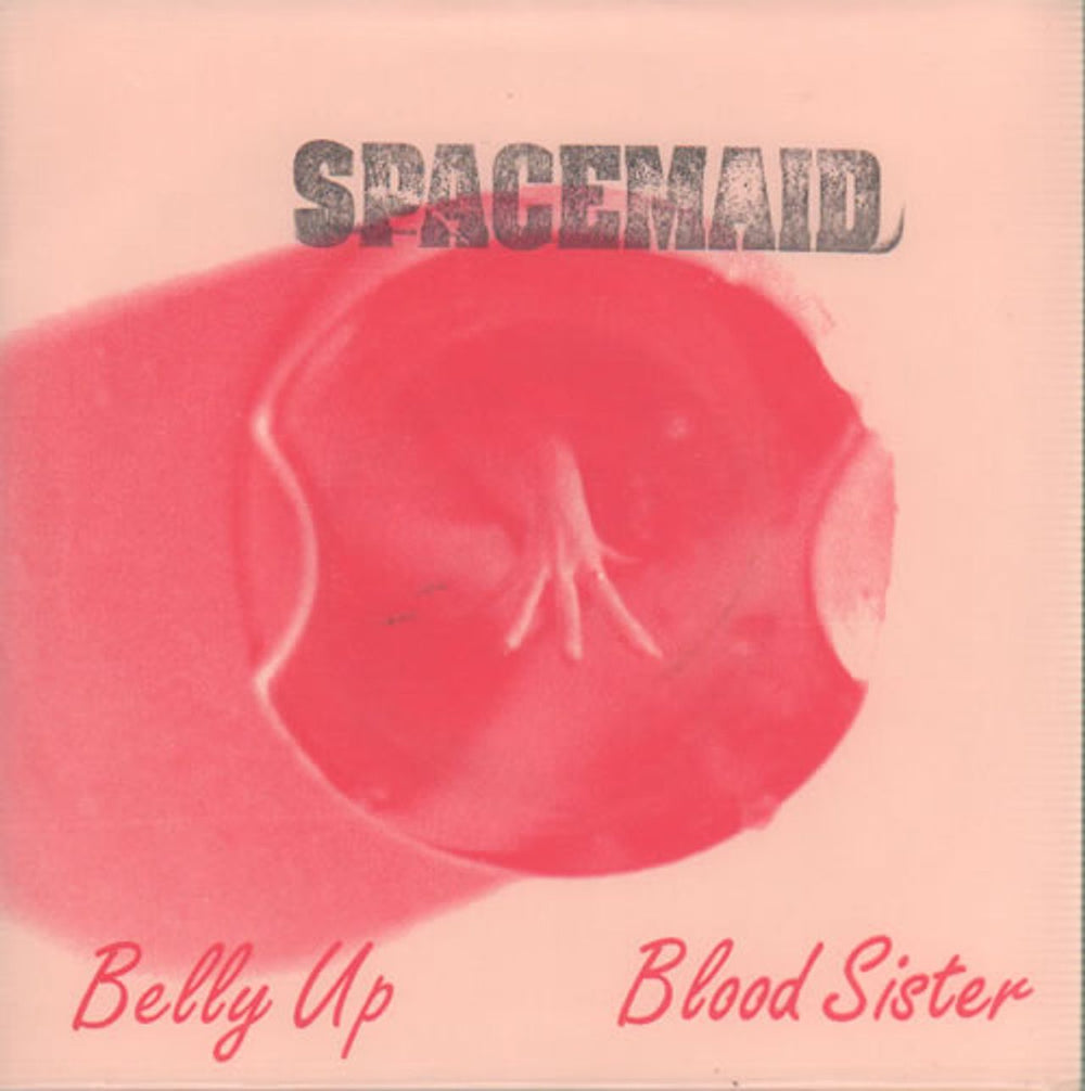 Spacemaid Belly Up - Peach P/S - 1st UK 7" vinyl single (7 inch record / 45) POPCOR004