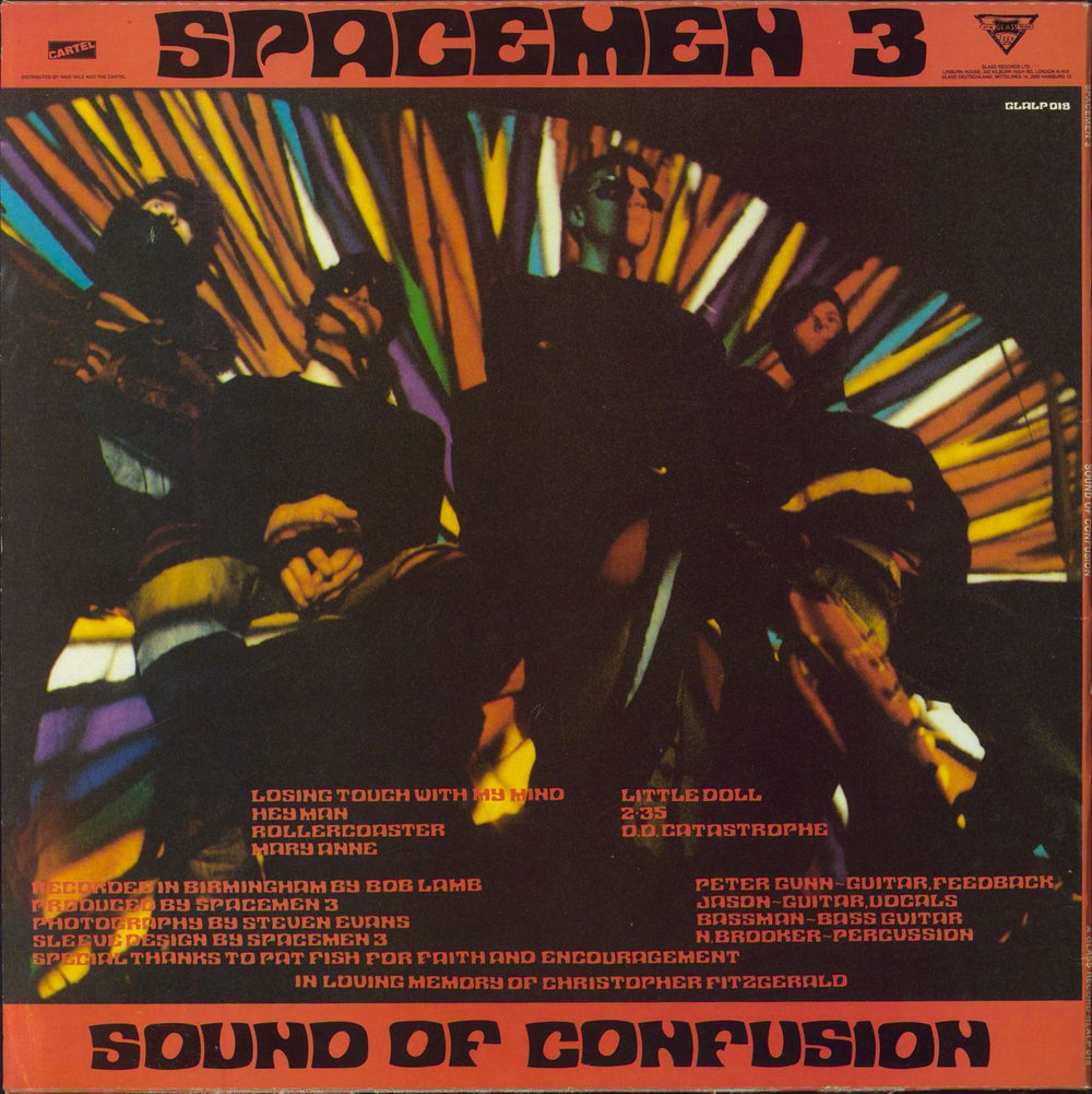 Spacemen 3 Sound Of Confusion - VG UK vinyl LP album (LP record)