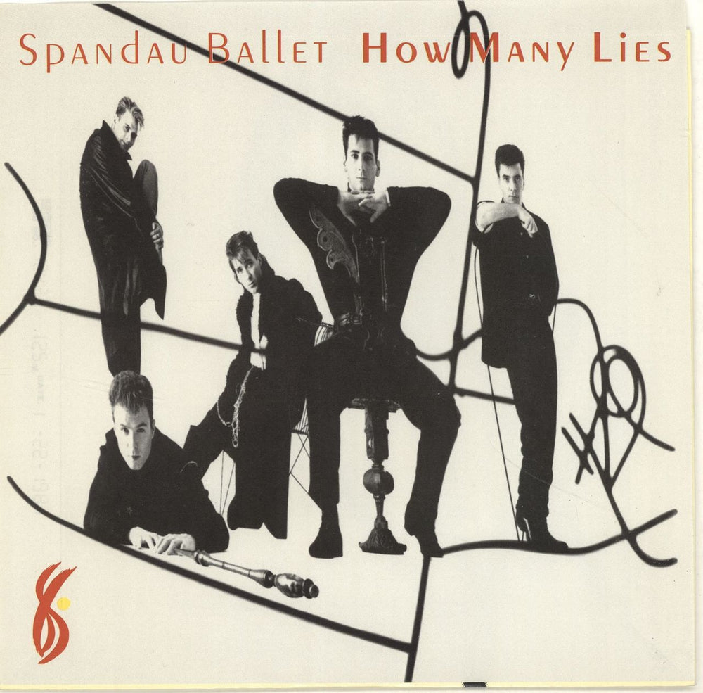 Spandau Ballet How Many Lies US 7" vinyl single (7 inch record / 45) 34-06664