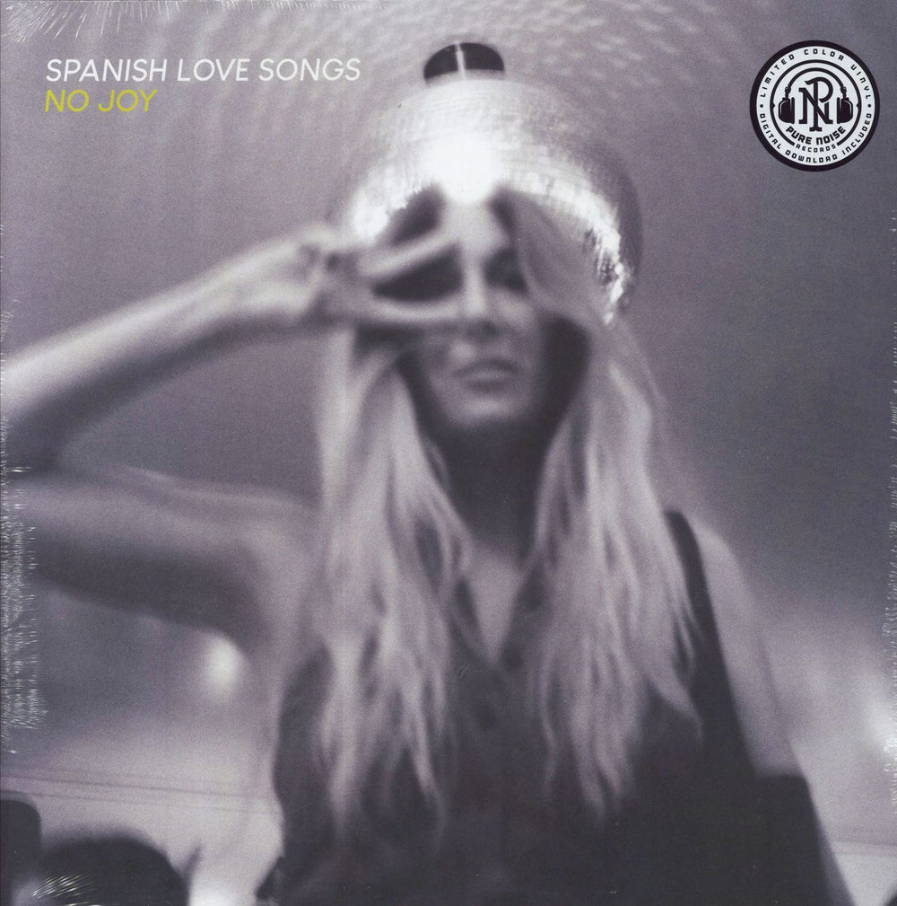 Spanish Love Songs No Joy - Clear & Silver Galaxy Vinyl US vinyl LP album (LP record) PNE370