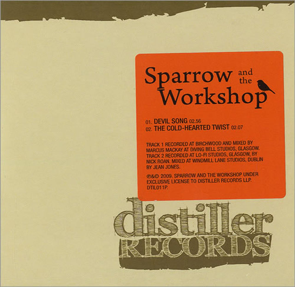 Sparrow And The Workshop Devil Song UK Promo CD single (CD5 / 5") DTIL0011P