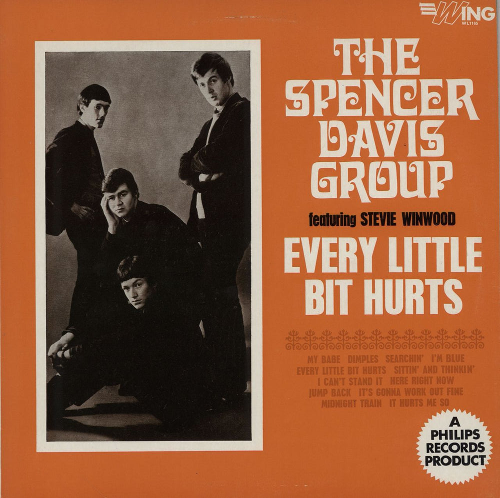 Spencer Davis Group Every Little Bit Hurts UK vinyl LP album (LP record) WL1165