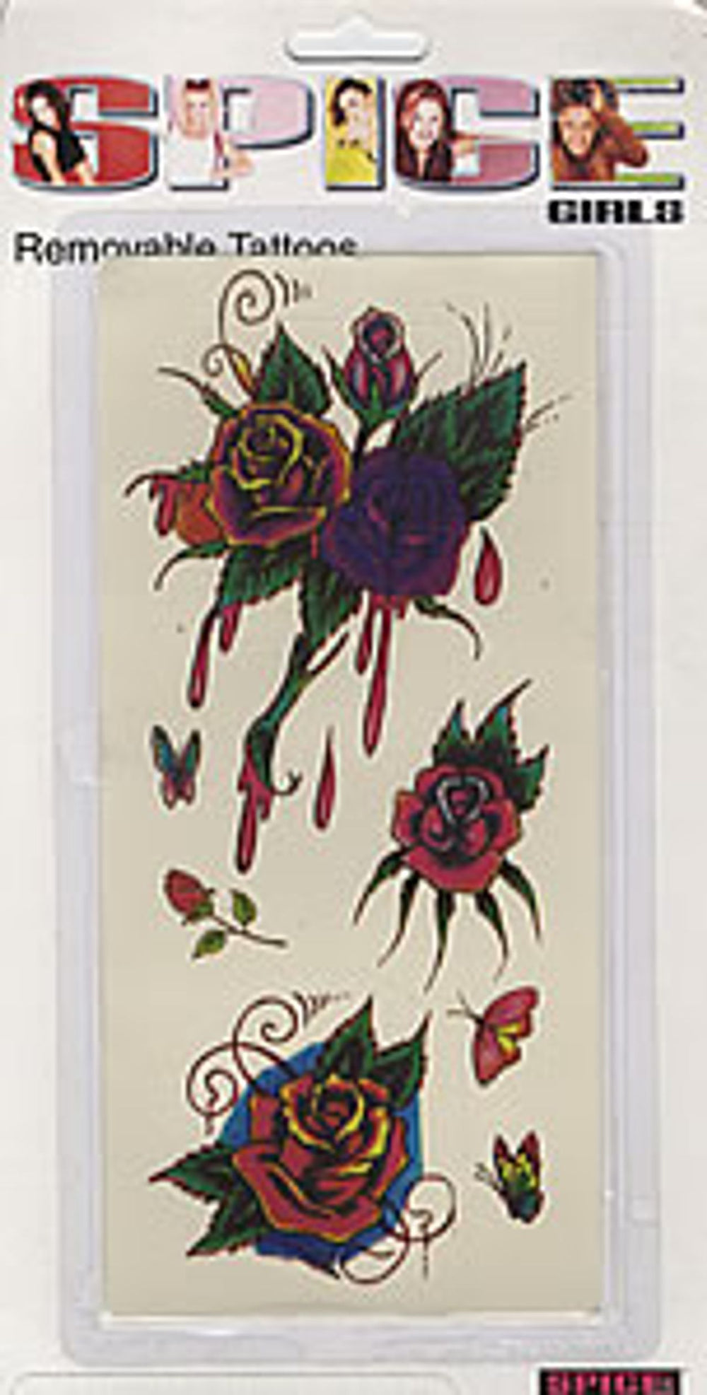 Spice Girls Removable Tattoos UK memorabilia