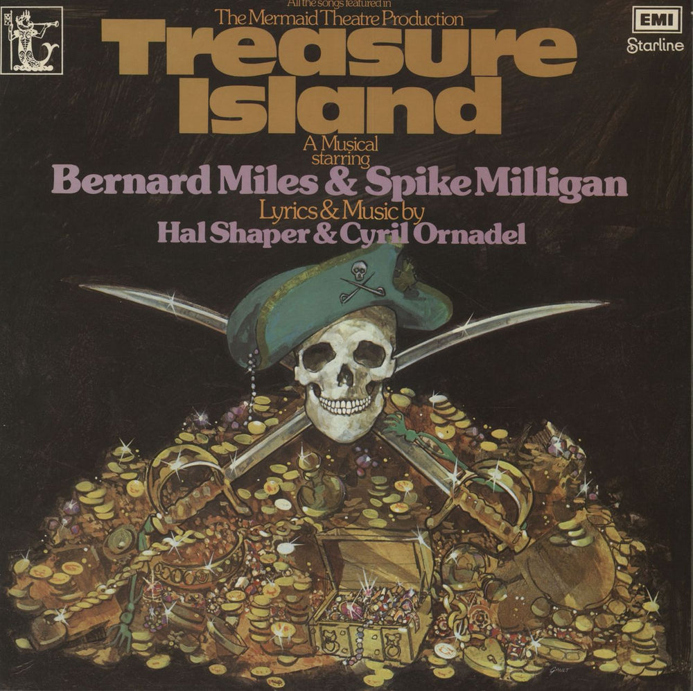 Spike Milligan Treasure Island UK vinyl LP album (LP record)