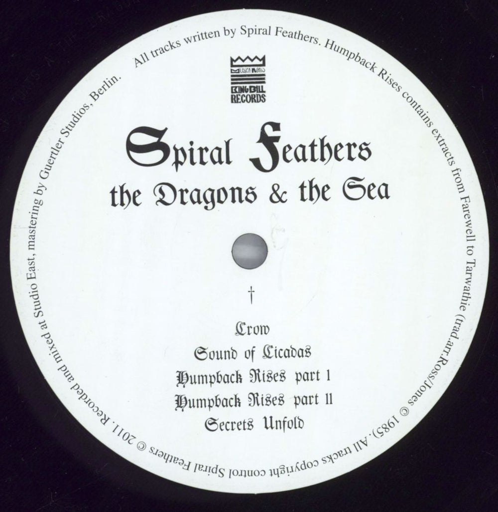 Spiral Feathers The Dragons And The Sea UK vinyl LP album (LP record) 6QULPTH823600