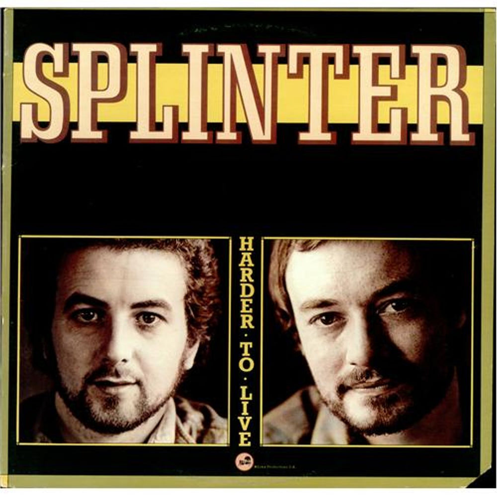 Splinter Harder To Live US vinyl LP album (LP record) SP-22006