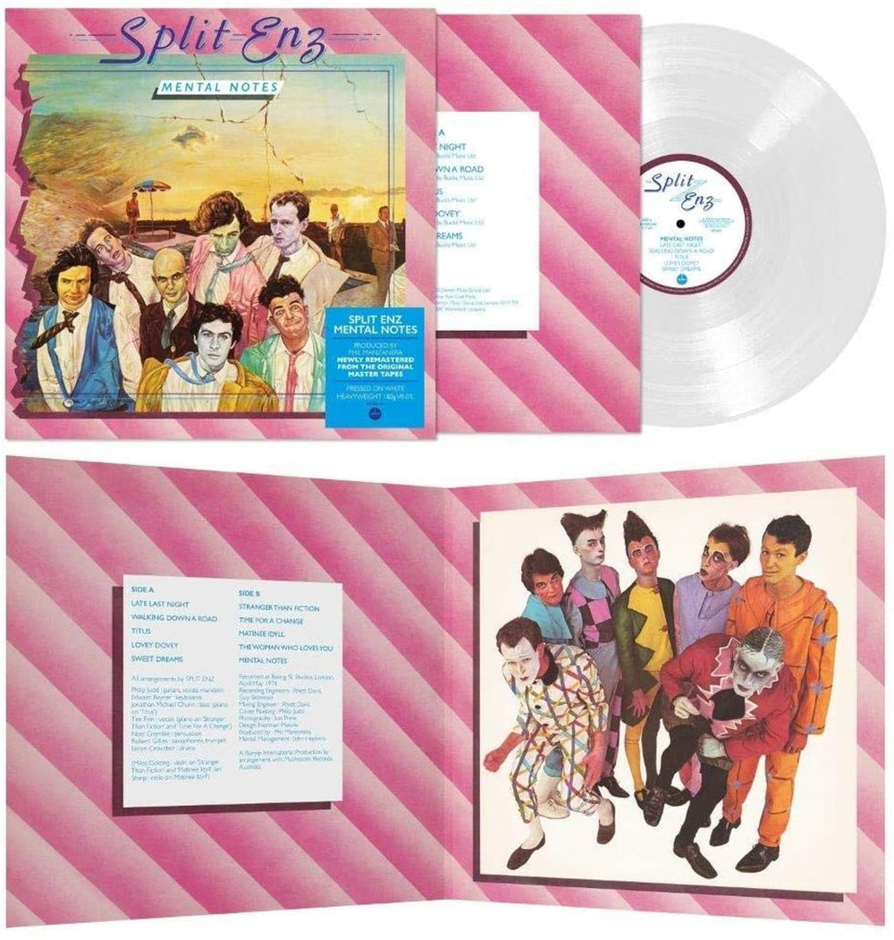 Split Enz Mental Notes - 180 Gram White Vinyl - Sealed UK vinyl LP album (LP record) ENZLPME749848