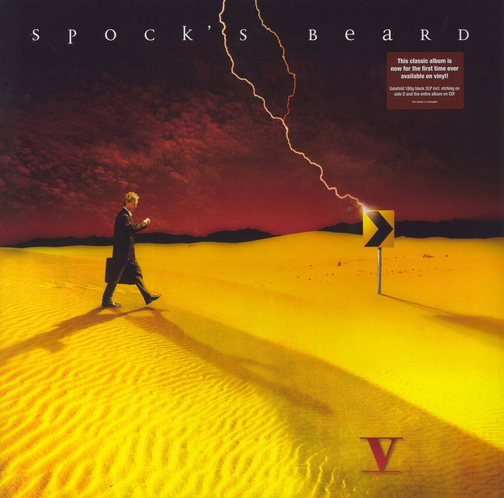 Spock's Beard V - 180gm Black Vinyl + CD UK 2-LP vinyl record set (Double LP Album) IOMLP063