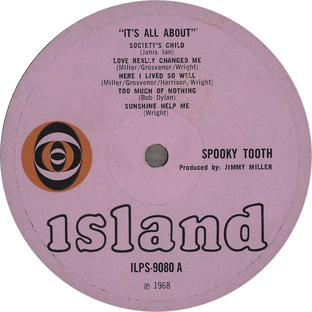 Spooky Tooth It's All About - 1st - VG UK vinyl LP album (LP record) OOKLPIT643923