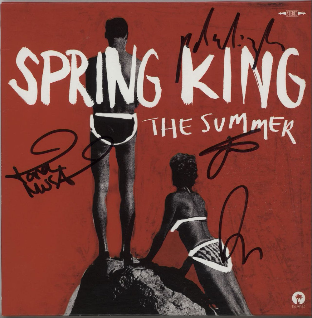 Spring King The Summer - Autographed UK 7" vinyl single (7 inch record / 45) 4793300