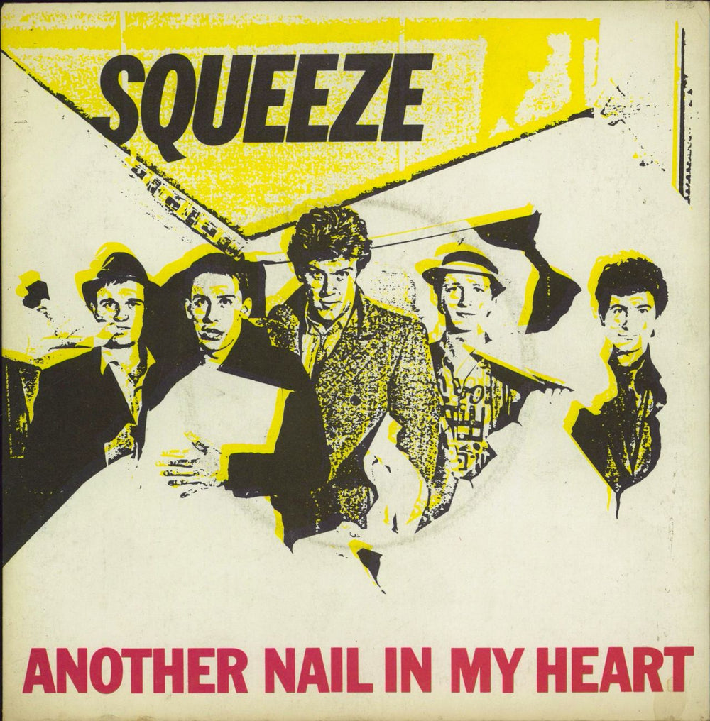 Squeeze Another Nail In My Heart - P/S - Clear - EX UK 7" vinyl single (7 inch record / 45) AMS7507