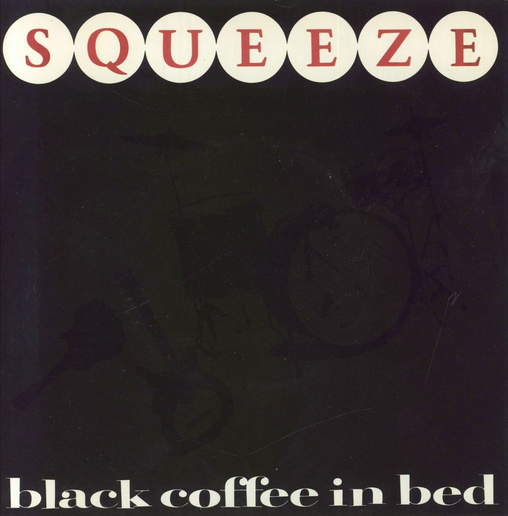 Squeeze Black Coffee In Bed + Sleeve UK 7" vinyl single (7 inch record / 45) AMS8219