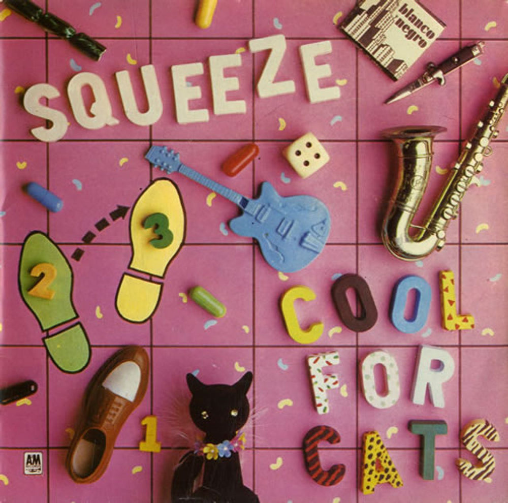 Squeeze Cool For Cats - P/S - Red UK 7" vinyl single (7 inch record / 45) AMS7426