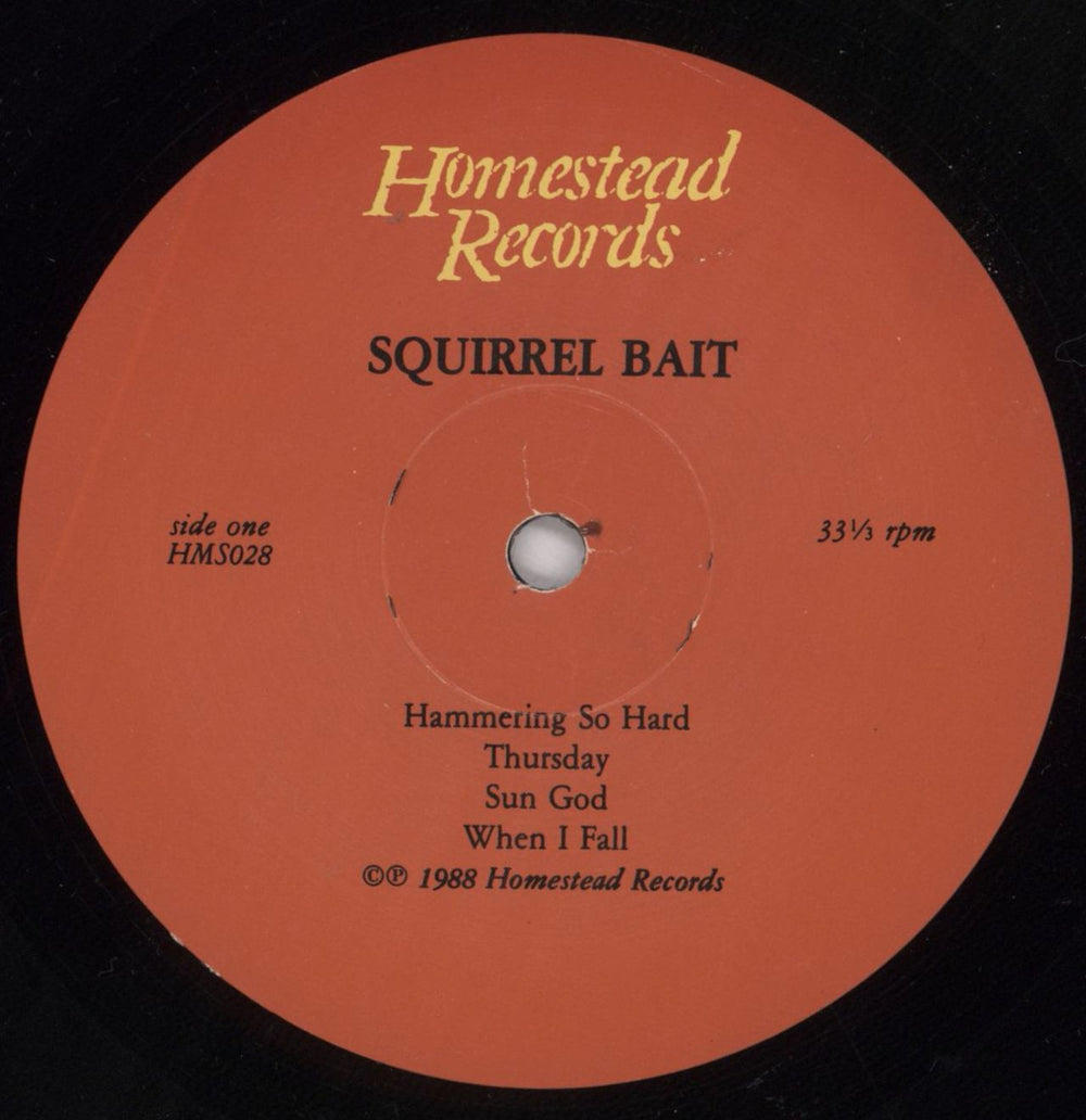 Squirrel Bait Squirrel Bait US vinyl LP album (LP record) V8ULPSQ829137