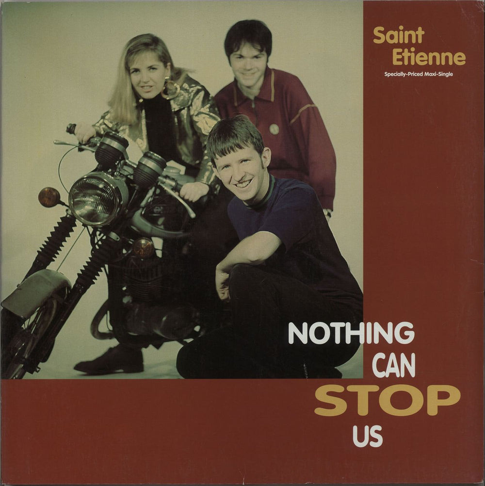 St Etienne Nothing Can Stop Us US 12" vinyl single (12 inch record / Maxi-single) 0-40395