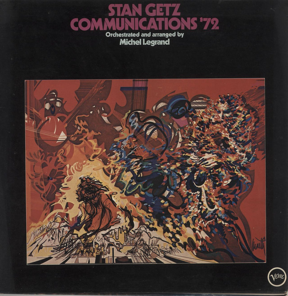 Stan Getz Communications '72 UK vinyl LP album (LP record) 2304105