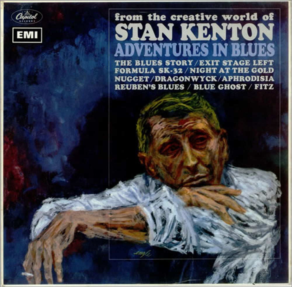 Stan Kenton Adventures In Blues UK vinyl LP album (LP record) ST1985