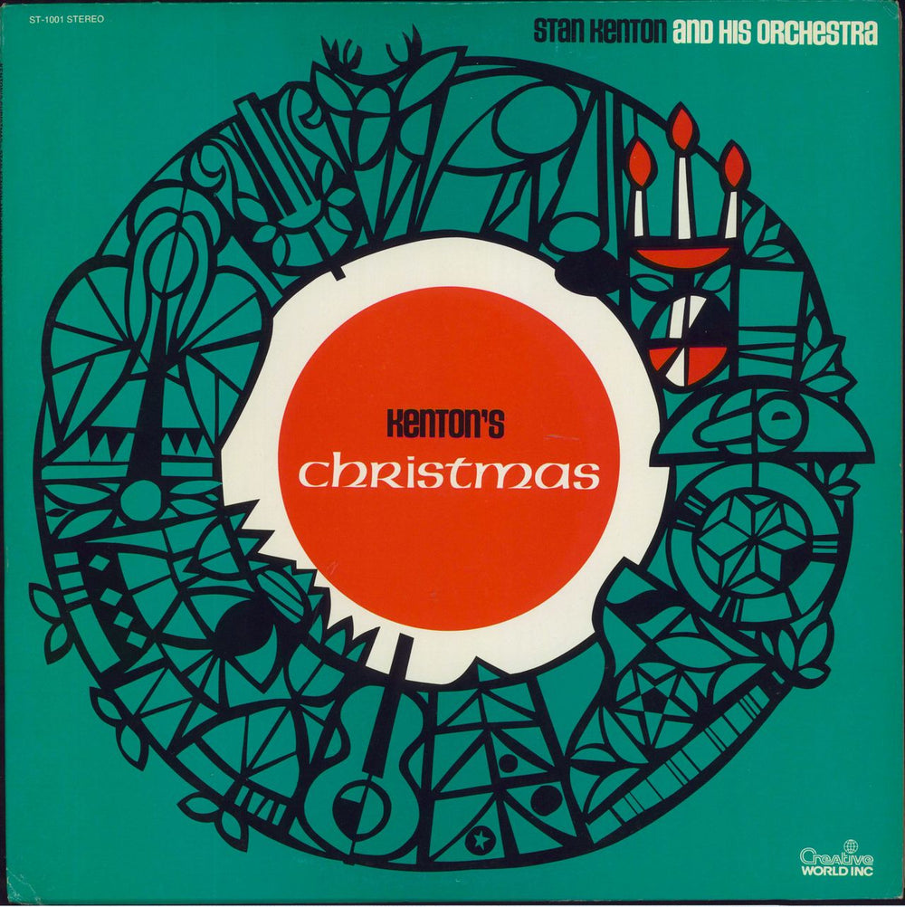 Stan Kenton Kenton's Christmas US vinyl LP album (LP record) ST-1001