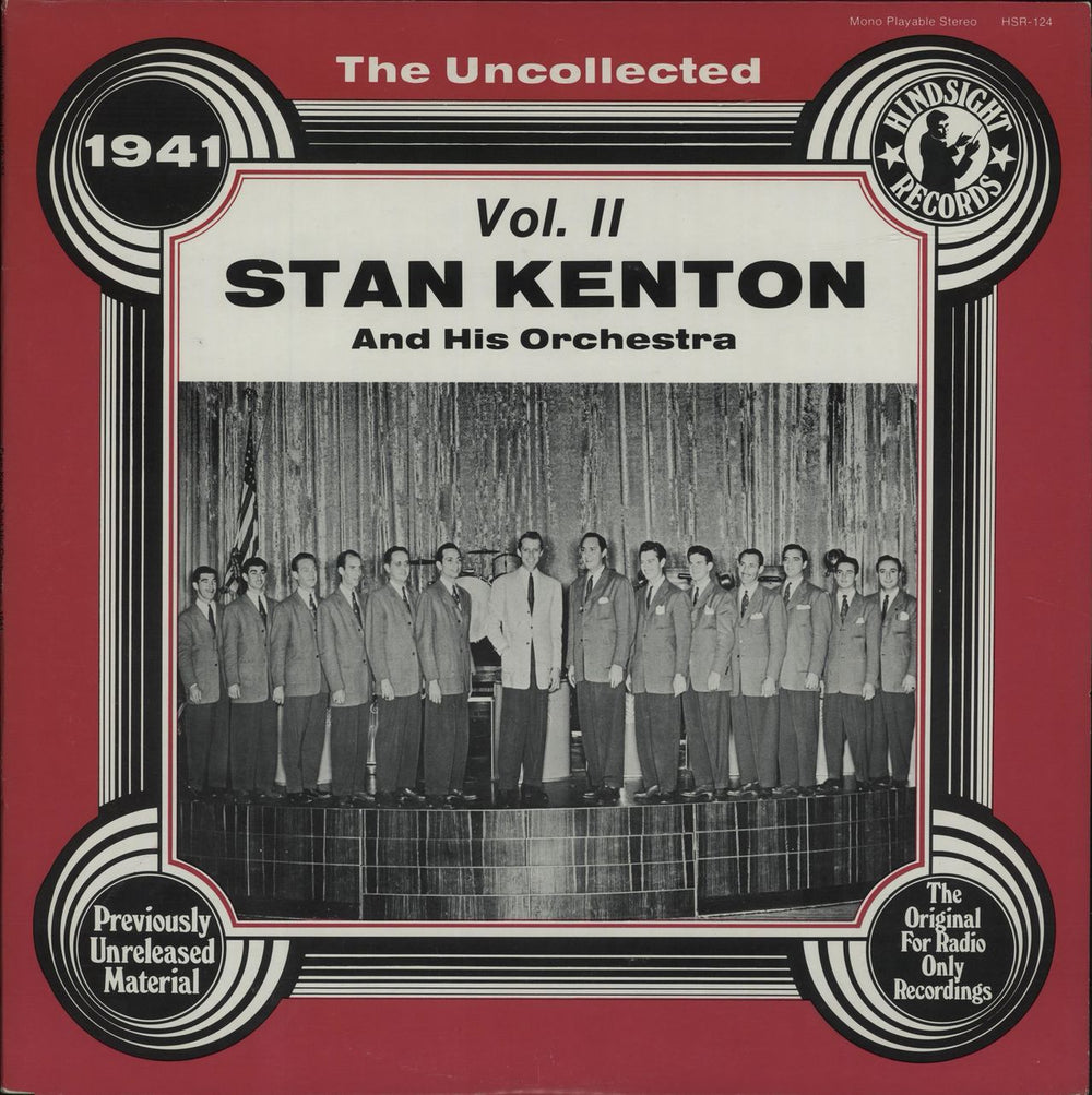 Stan Kenton The Uncollected Vol. II - 1941 US vinyl LP album (LP record) HSR-124