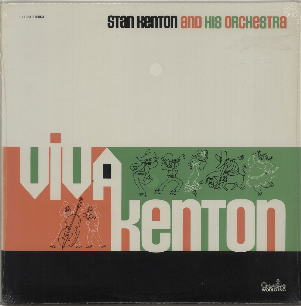 Stan Kenton Viva Kenton US vinyl LP album (LP record) ST1063