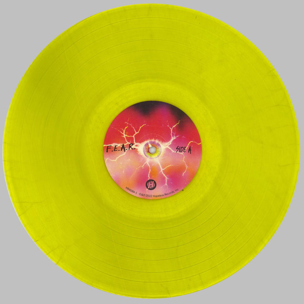 Stand Atlantic F.E.A.R. - Transparent Yellow Vinyl UK vinyl LP album (LP record) 54FLPFE826974