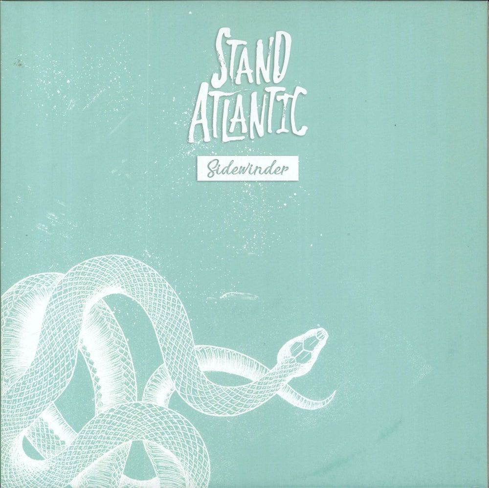 Stand Atlantic Sidewinder - White w/ Turquoise Splatter Vinyl UK 12" vinyl single (12 inch record / Maxi-single) RDR140-1