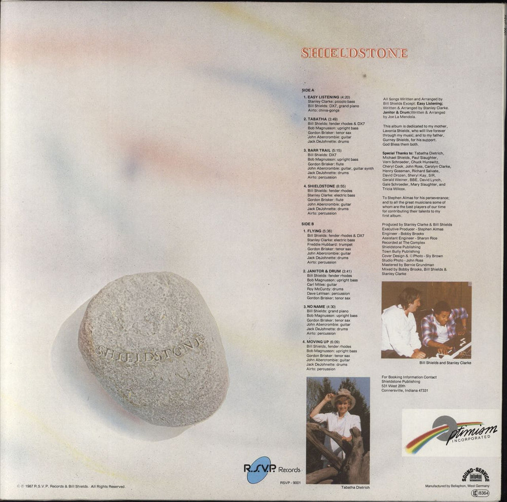 Stanley Clarke Shieldstone UK vinyl LP album (LP record)