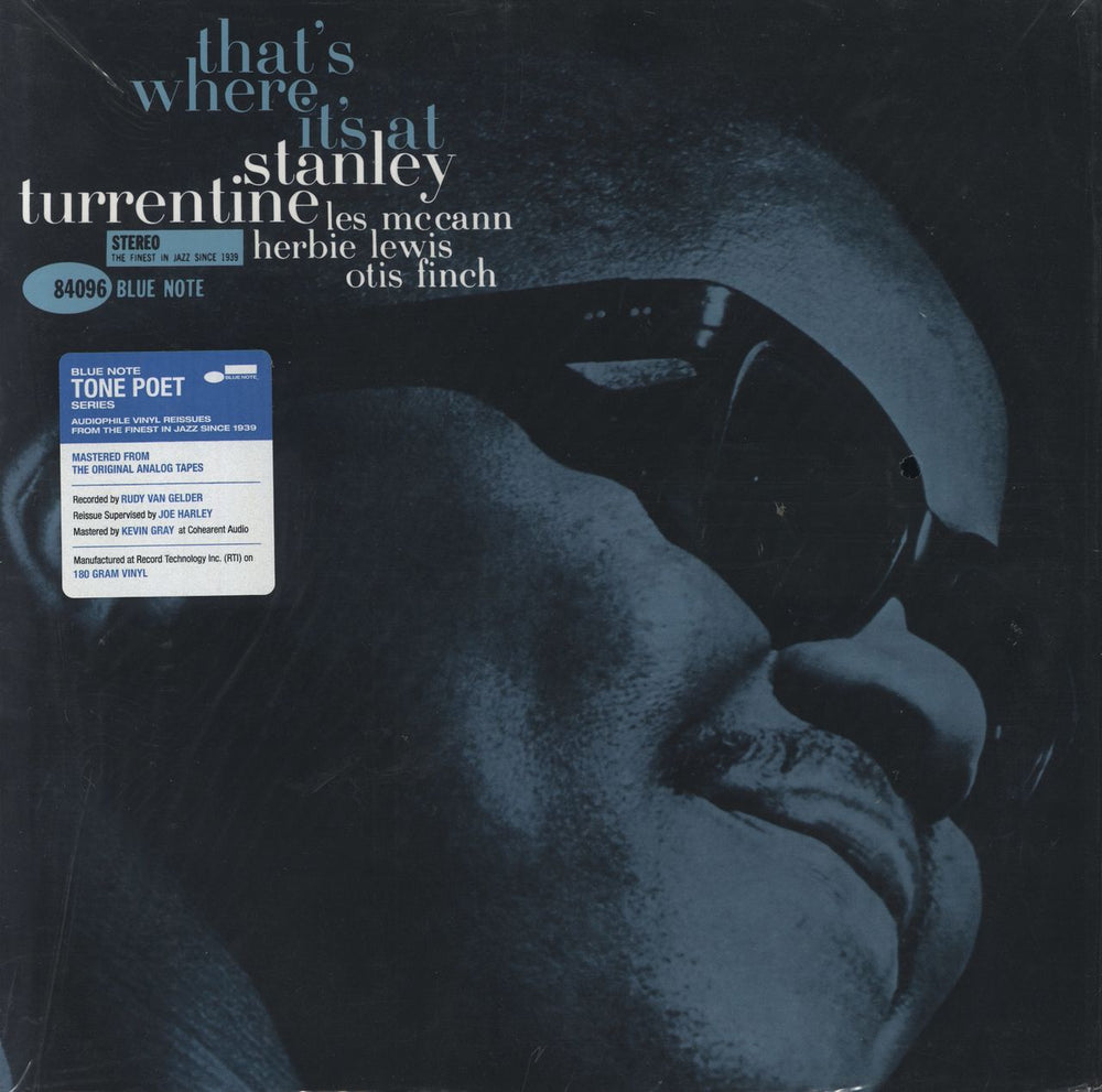 Stanley Turrentine That's Where It's At - 180gram - Sealed US vinyl LP album (LP record) B0031592-01