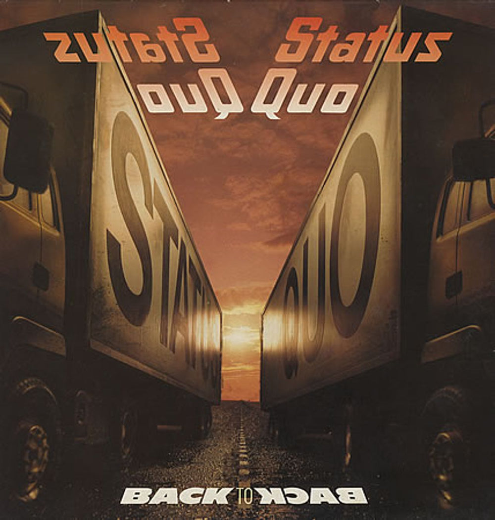 Status Quo Back To Back UK vinyl LP album (LP record) VERH10