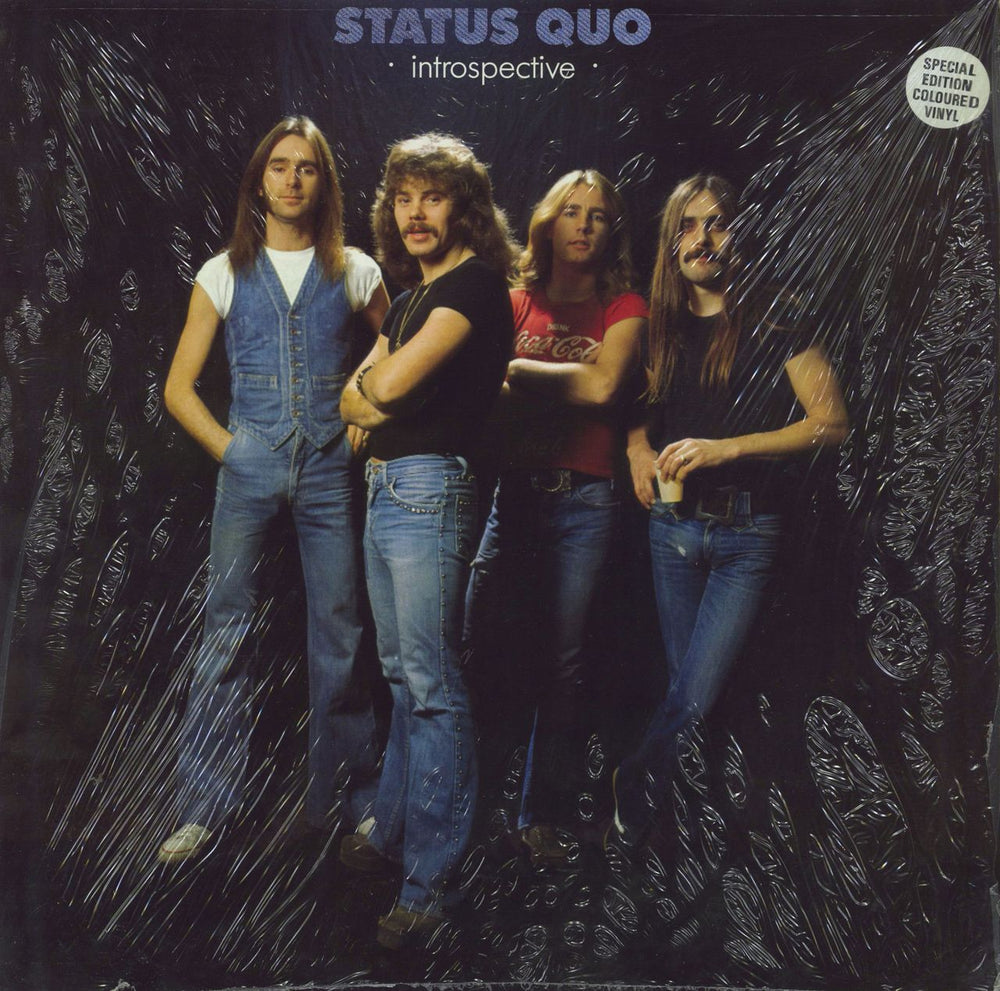 Status Quo Introspective - Clear Vinyl UK vinyl LP album (LP record) LINT5003