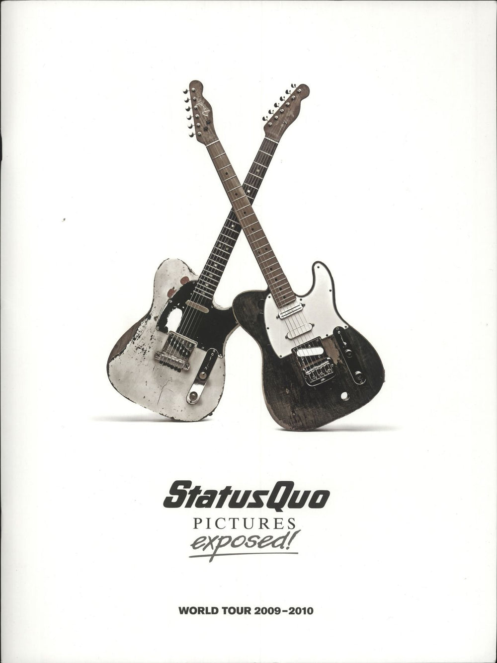 Status Quo Pictures Exposed! + Ticket Stub, T-Shirt & Bag UK tour programme TOUR PROGRAMME