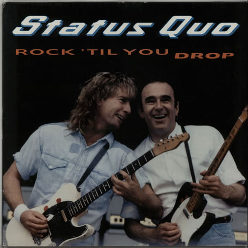 Status Quo Rock 'Til You Drop UK vinyl LP album (LP record) 510341-1