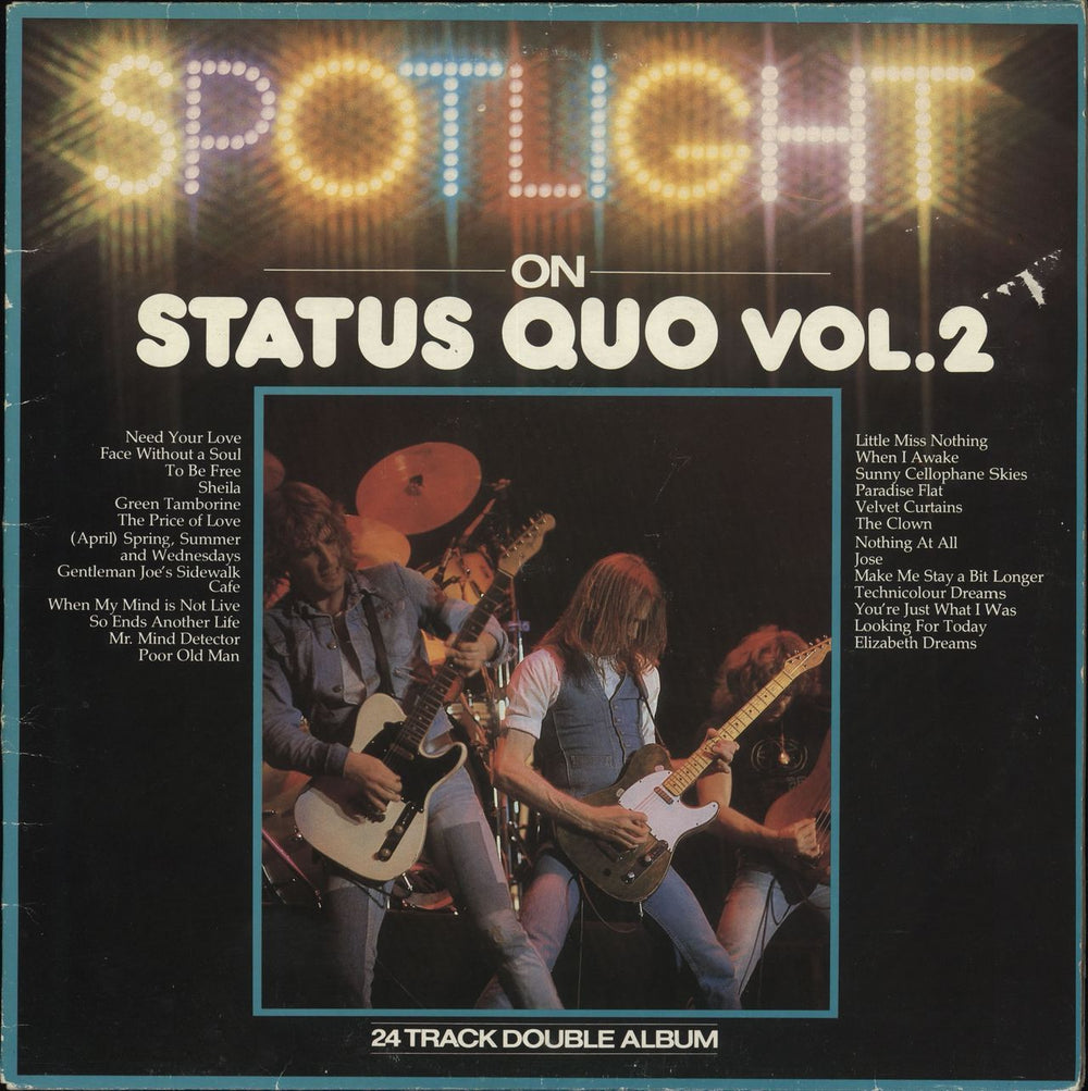 Status Quo Spotlight On Status Quo Vol. 2 UK 2-LP vinyl record set (Double LP Album) SPOT1028