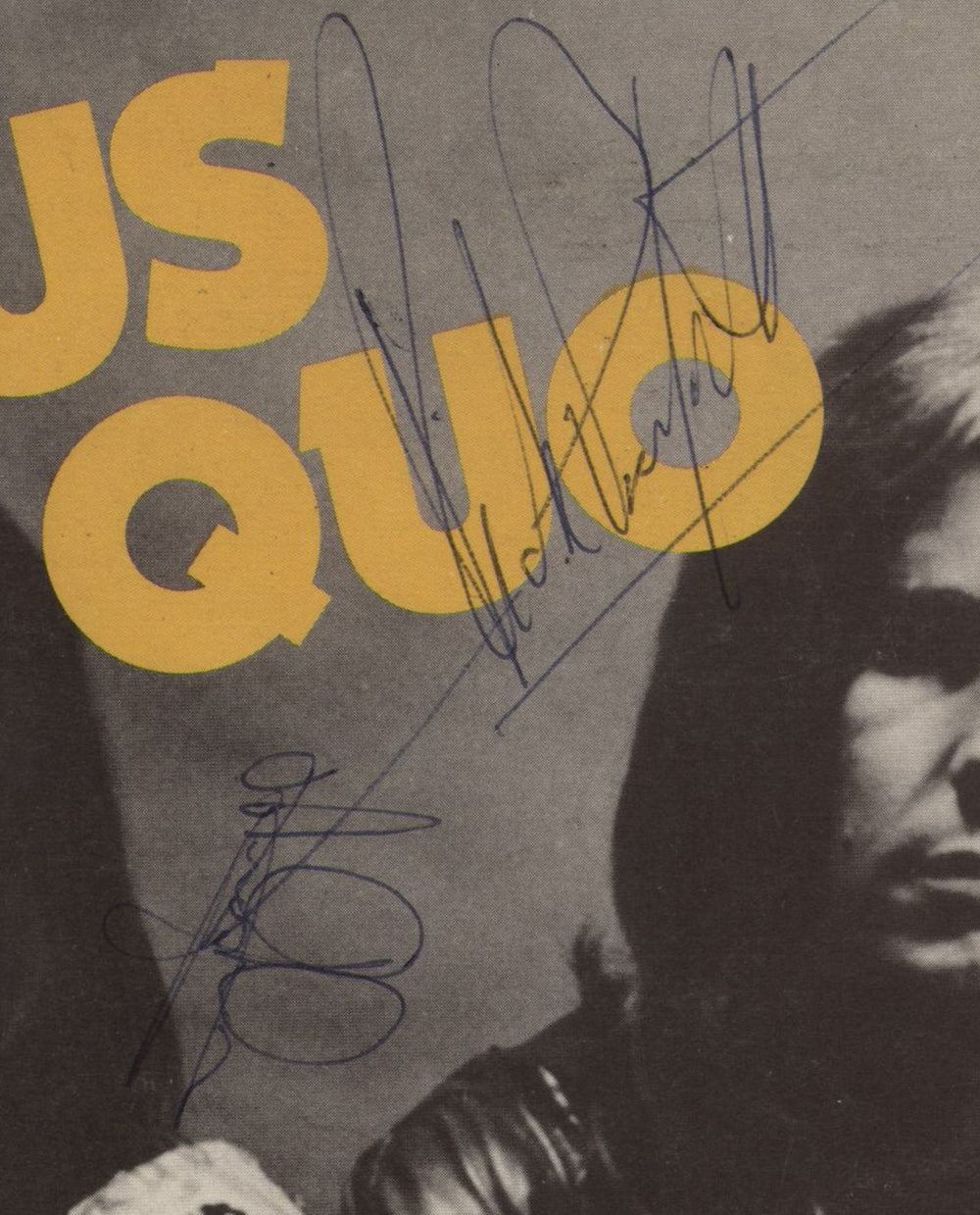 Status Quo The Best Of Status Quo - 1st - Fully Autographed UK vinyl LP album (LP record) QUOLPTH792550