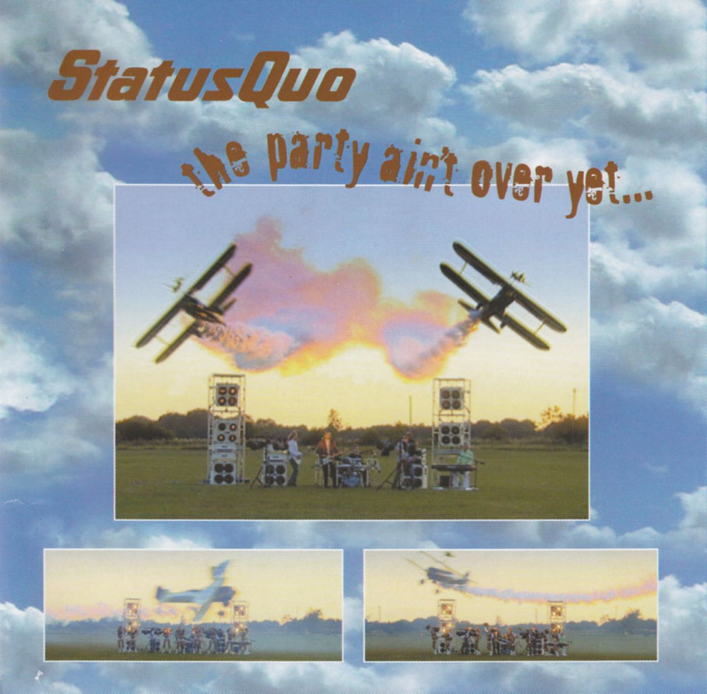 Status Quo The Party Ain't Over Yet UK CD/DVD single set QUOSDTH335309