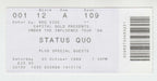 Status Quo Under The Influence - Millennium World Tour + Stub & T-Shirt UK tour programme QUOTRUN732074