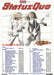 Status Quo XS All Areas - The Greatest Hits Tour UK Promo handbill TOUR HANDBILL