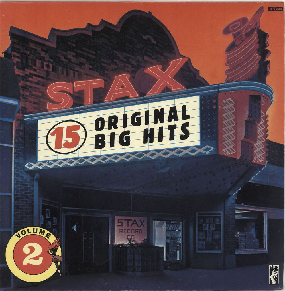 Stax 15 Original Big Hits Vol. 2 US vinyl LP album (LP record) MPS-8502