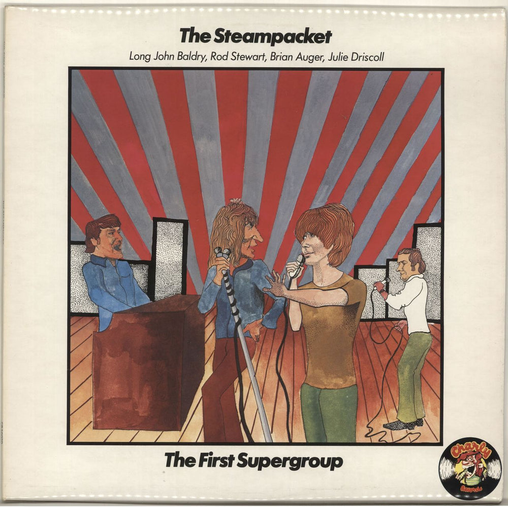 Steampacket The First Supergroup UK vinyl LP album (LP record) CR300020