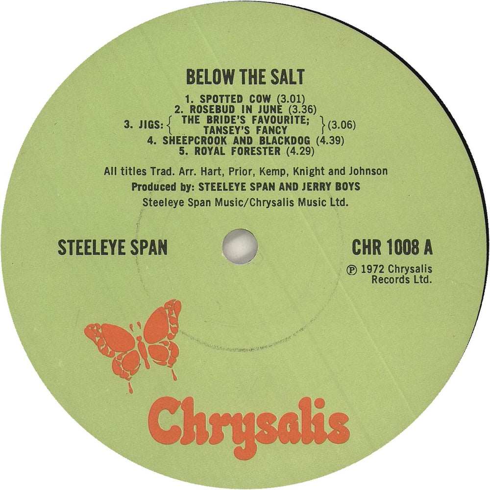 Steeleye Span Below The Salt - 1st UK vinyl LP album (LP record) SSPLPBE577647