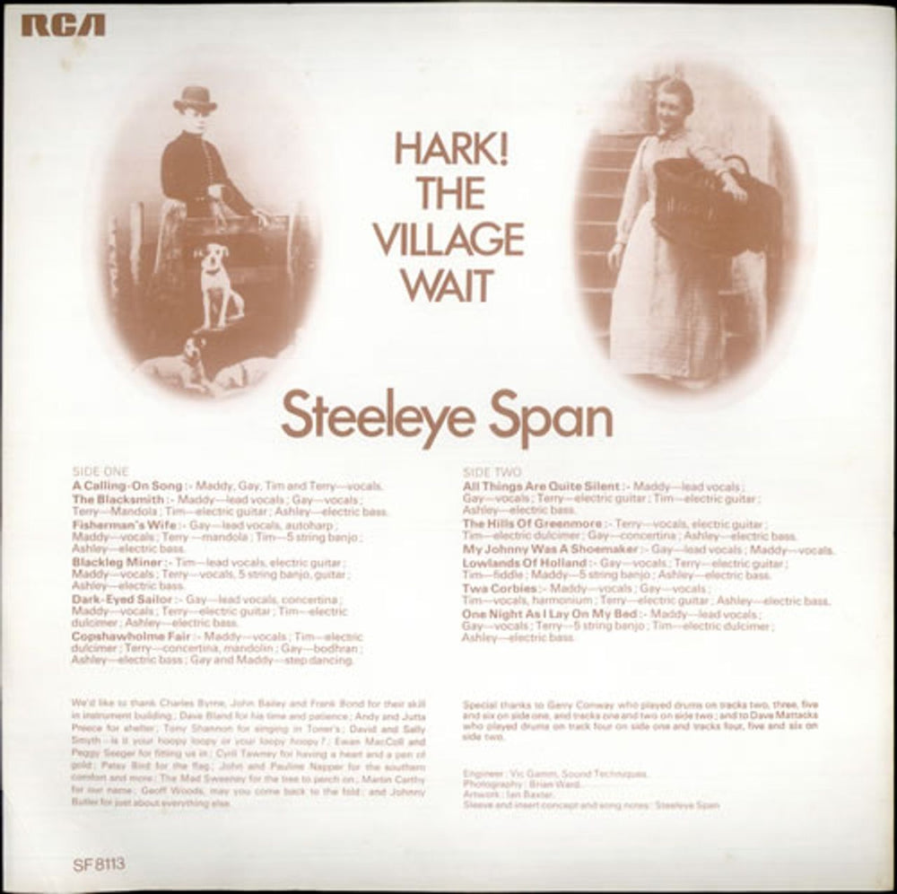 Steeleye Span Hark! The Village Wait - 1st UK vinyl LP album (LP record) SSPLPHA210414